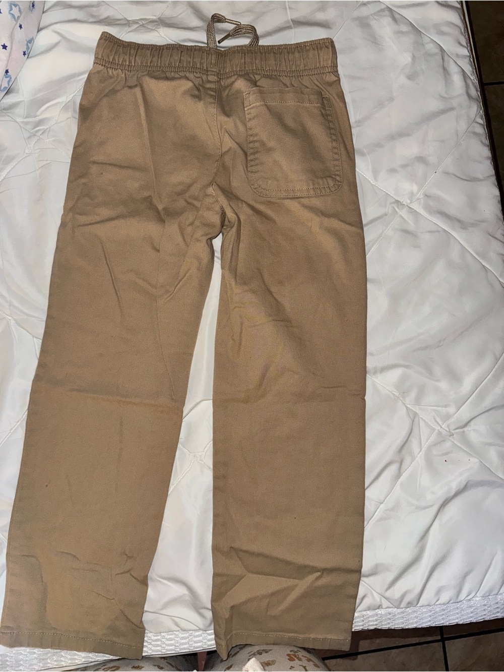Old Navy Kids Tan Drawstring Jeans